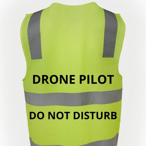Drone Pilot vest rear