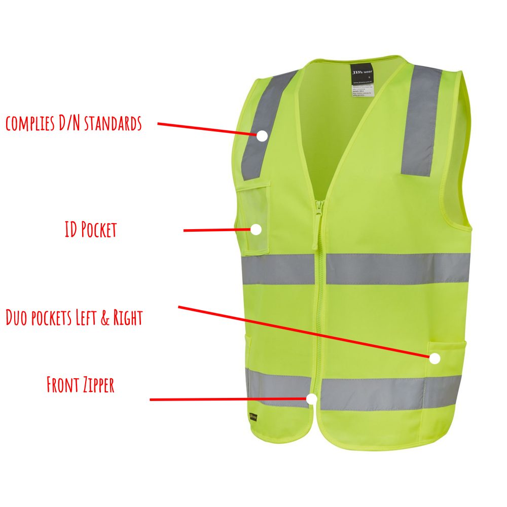 Drone Pilot Safety Vest detail
